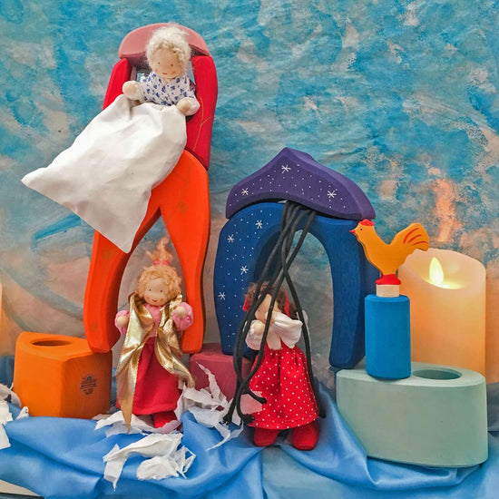 Märchendorf Bauspielset aus Holz