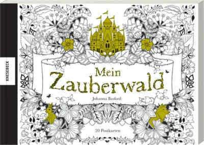 Mein Zauberwald - Postkarten- Malbuch