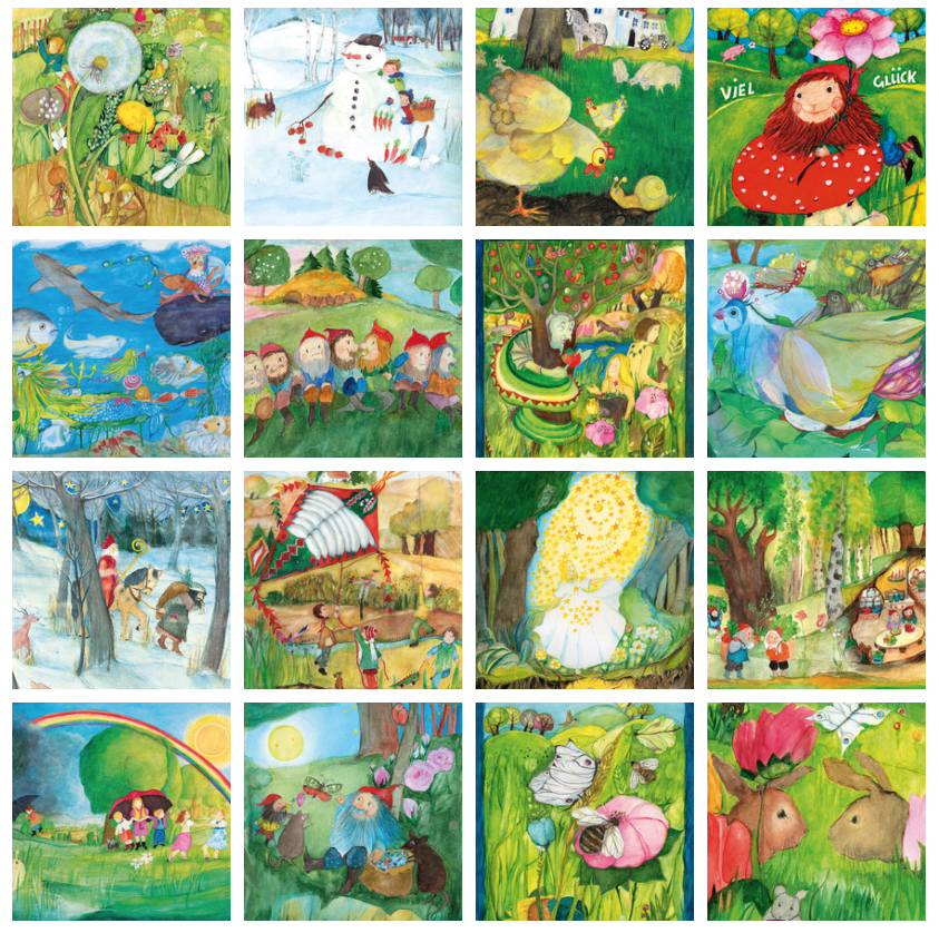 Postkartenserie Eva-Maria Ott-Heidmann - Ronja + Rasmus