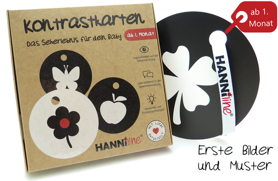 Kontrastkarten für Babys