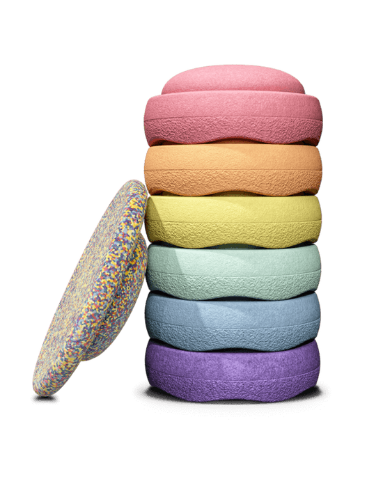 Stapelstein Rainbow Pastell Set